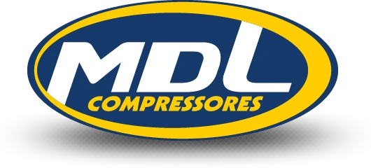 Logo da marca apoiadora MDL Compressores